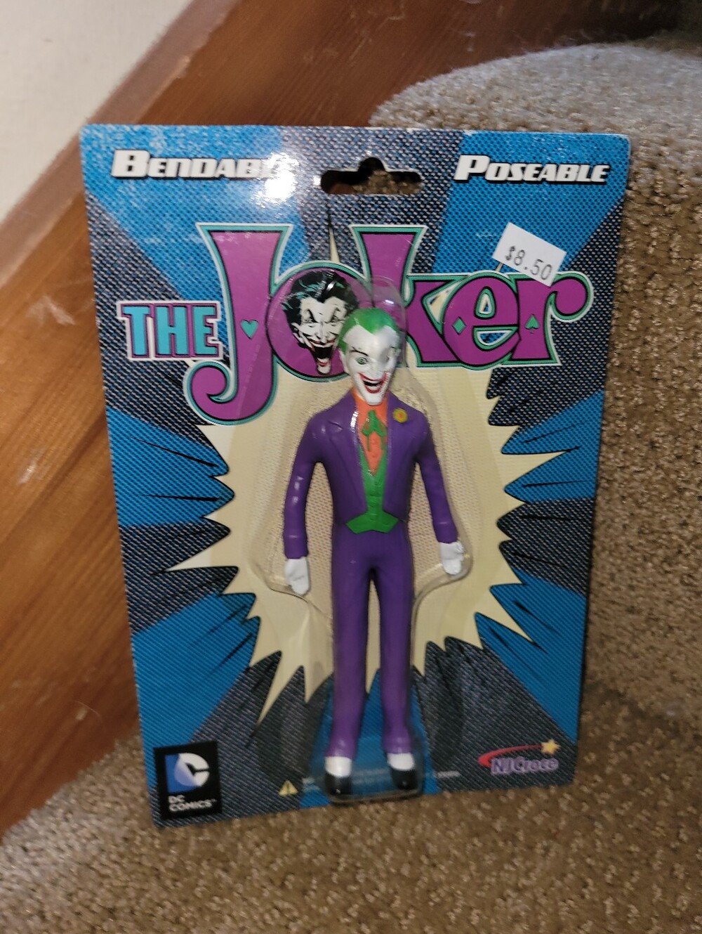 NJCroce Joker Bendable Poseable DC Comics Action Figure NIP